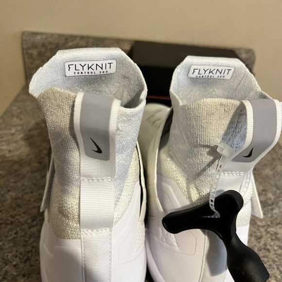 Nike Alpha Menace Elite 2 Detachable Football cleats White Black Mens Size‎ 14.5 - Picture 7 of 11